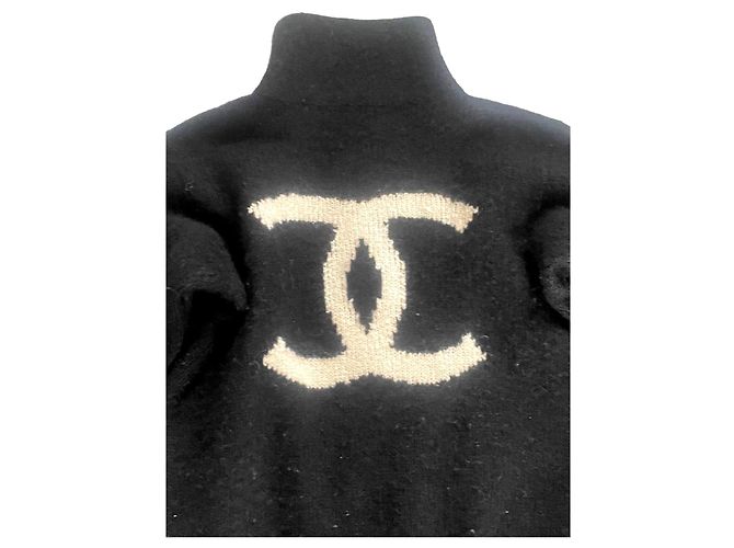 Chanel Sammler Schwarz Kaschmir