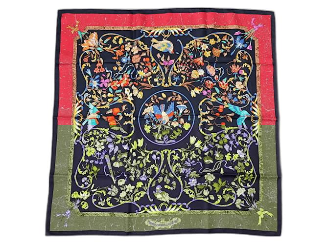 Eastern and Western stones square Hermès Multiple colors Silk  ref.1956462