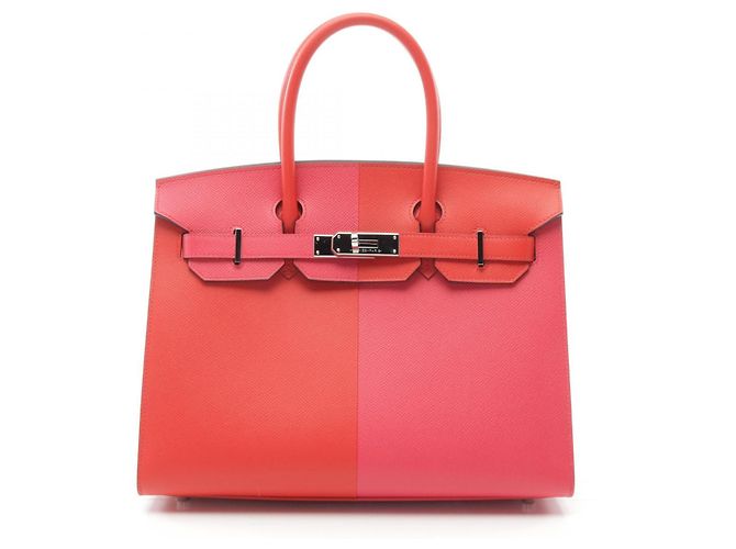 Hermès Sac à main Hermes Birkin 30 Rouge/Rose