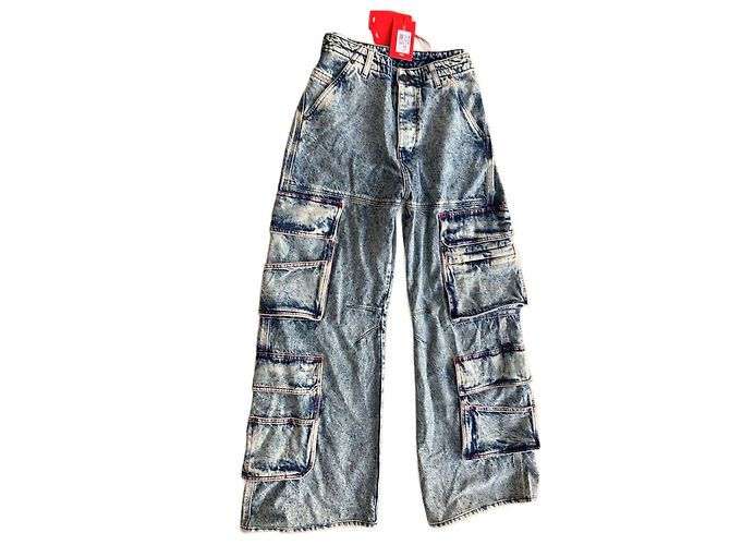 Diesel Red jeans: D SIRE CARGO Light blue