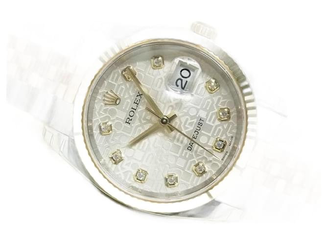 ROLEX Datejust SS xYG combination computer Dial 116233 Mens Silvery Steel  ref.1958533