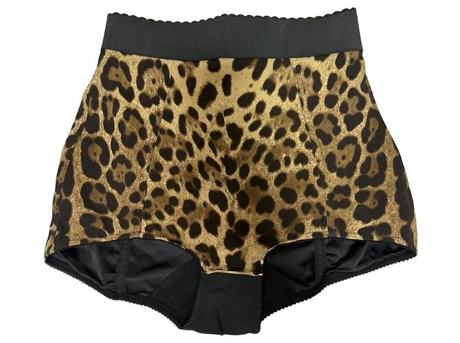 Pantalones cortos de seda Dolce & Gabbana Marrón oscuro