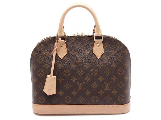 Louis Vuitton Alma Monogram Handbag M53151 Brown
