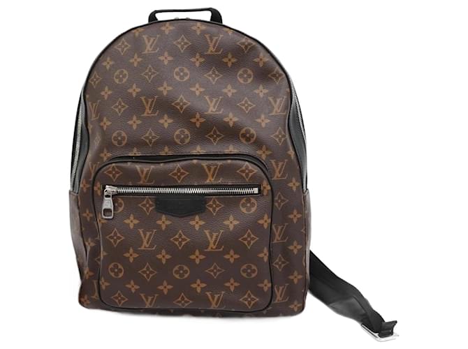 Louis Vuitton Monogram Macassar Josh Backpack Brown Black  ref.1960041