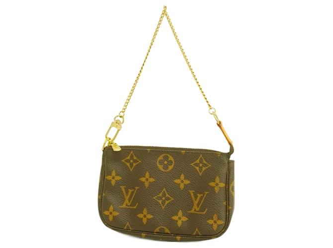 Pochette Acessórios Monograma Louis Vuitton Marrom  ref.1960096