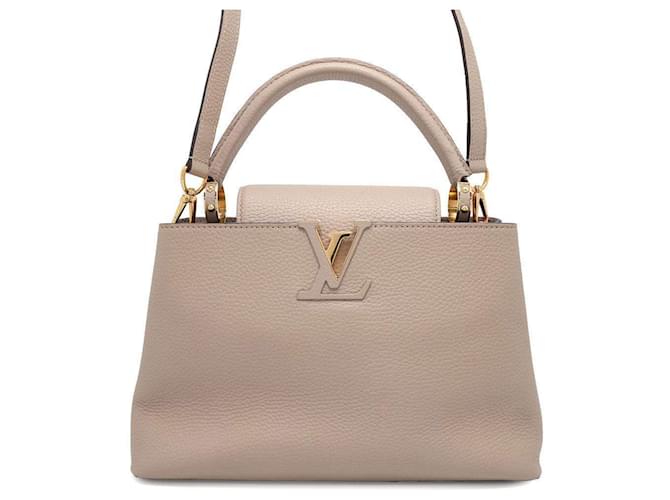 Louis Vuitton Capucines Brown Leather  ref.1960380