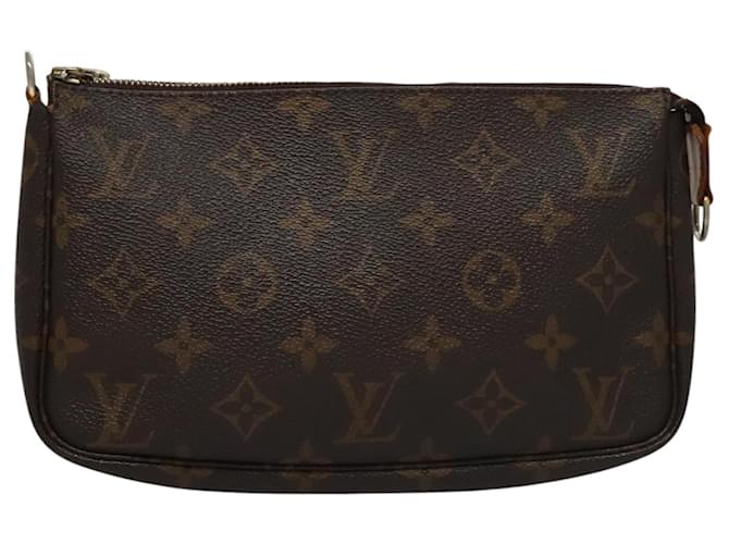 Pochette Accessoire Louis Vuitton Marrom Lona  ref.1960442