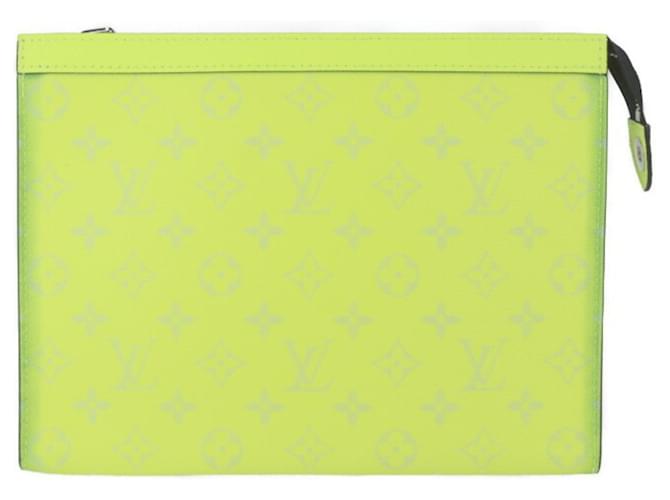 Louis Vuitton Pochette voyage Yellow Leather  ref.1960760