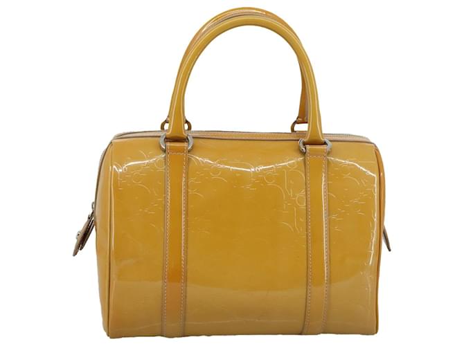 Dior Trotter Camel Patent leather  ref.1960963