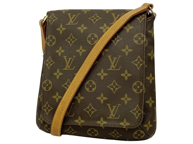 Louis Vuitton Musette Salsa Brown Cloth  ref.1960972