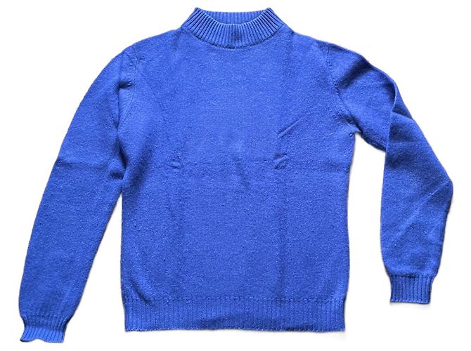 Autre Marque Cashmere Pullover Schottland Blau 