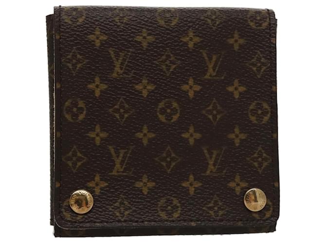 LOUIS VUITTON Monogram Jewelry case Jewelry Box LV Auth 107276 Cloth  ref.1961654