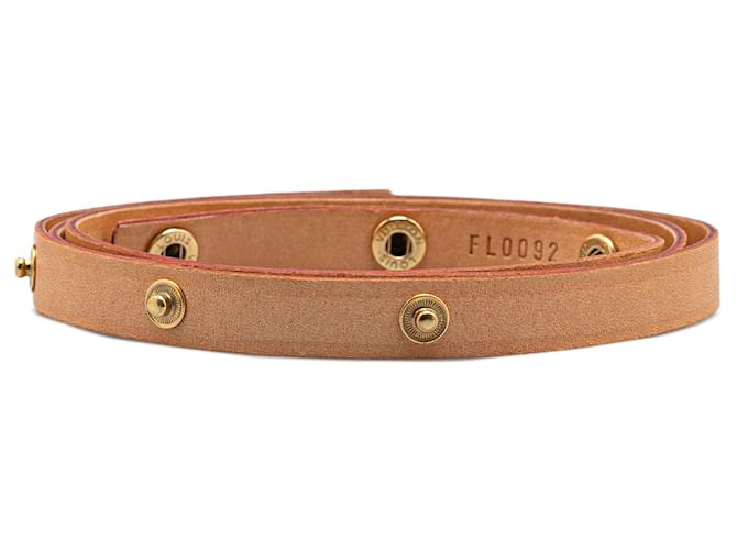 LOUIS VUITTON Bag charms T.  Leather Brown  ref.1961997