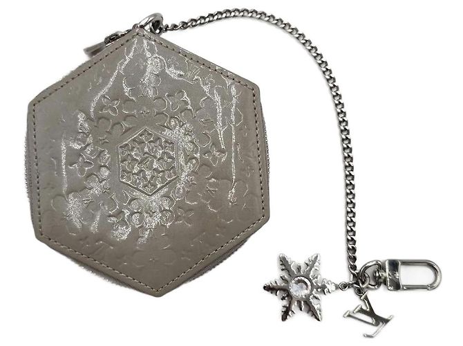 Cartera Louis Vuitton Vernice rara con lazo de nieve Gris