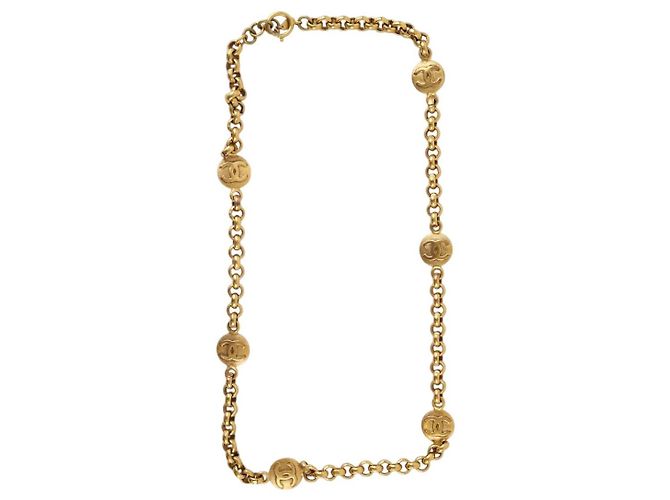 Chanel Cinto de corrente Dourado
