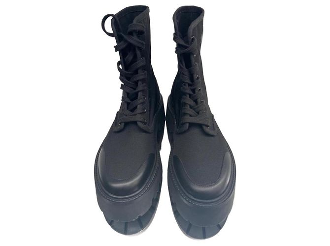 Botas pretas de tecido Céline Preto