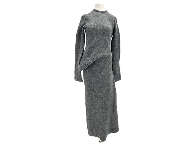 Autre Marque GIA STUDIOS Kleider T.FR 38 Wolle Grau