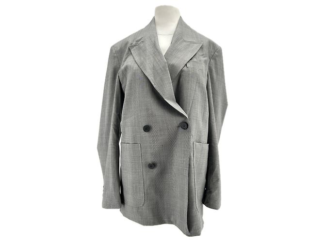 Autre Marque WOOYOUNGMI Jacken T.FR 44 Wolle Grau