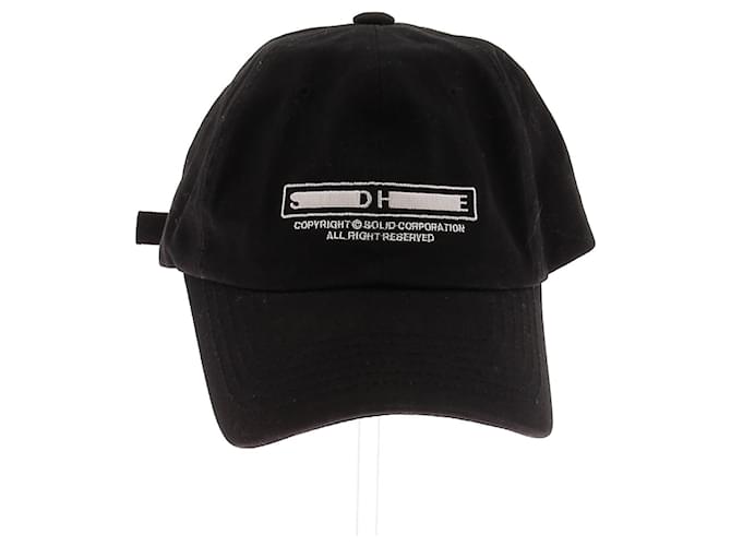 Autre Marque NON SIGNE / UNSIGNED Hats & pull on hats T.International S Cotton Black  ref.1962730