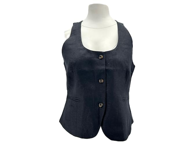 Autre Marque POSSE Tops T.International M Linen Black  ref.1962745