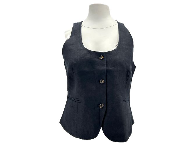 Autre Marque POSSE Tops T.International M Lino Nero