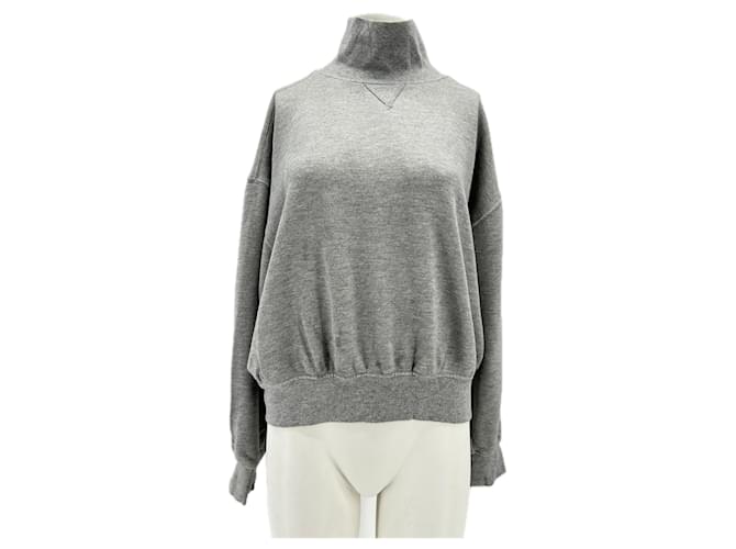 Autre Marque DONNI Knitwear T.International M Cotton Grey  ref.1962757