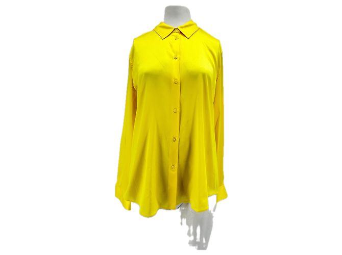 Autre Marque DE FUTURO Tops T.Internacional S Seda Amarillo