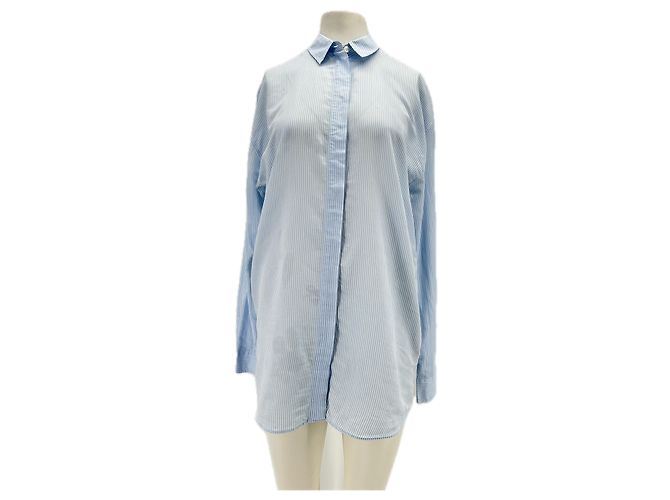 ACNE STUDIOS Top T.FR 34 Cotone Blu