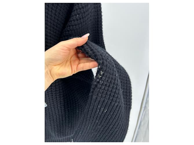 Autre Marque THE FRANKIE SHOP Knitwear T.International XS Wool Black  ref.1962950