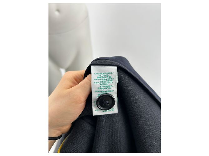 Autre Marque MIRA MIKATI Casacos T.FR 38 Lã Preto