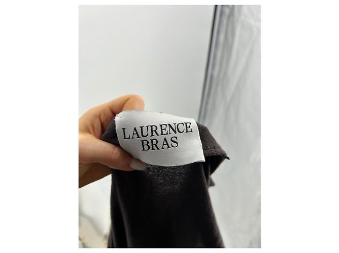 LAURENCE BRAS Vestidos T.FR 38 Algodón Castaño