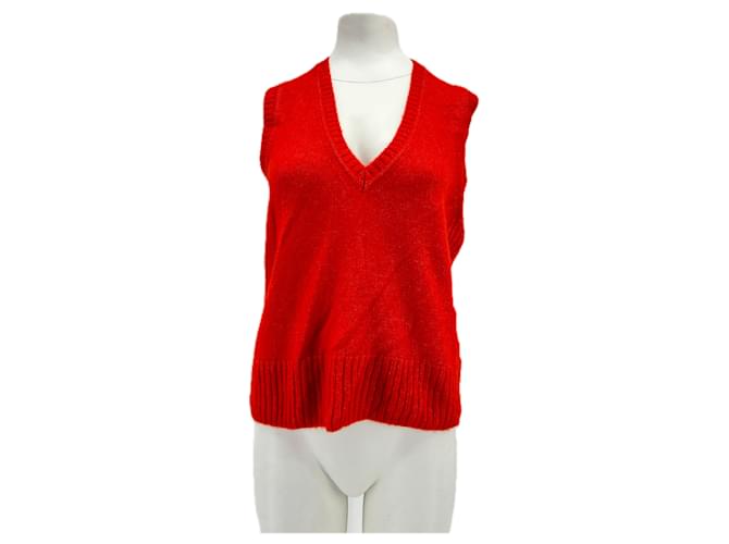 Autre Marque ME + EM Knitwear T.International M Wool Red  ref.1963149