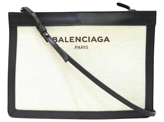 Balenciaga Navy White Cloth  ref.1963627