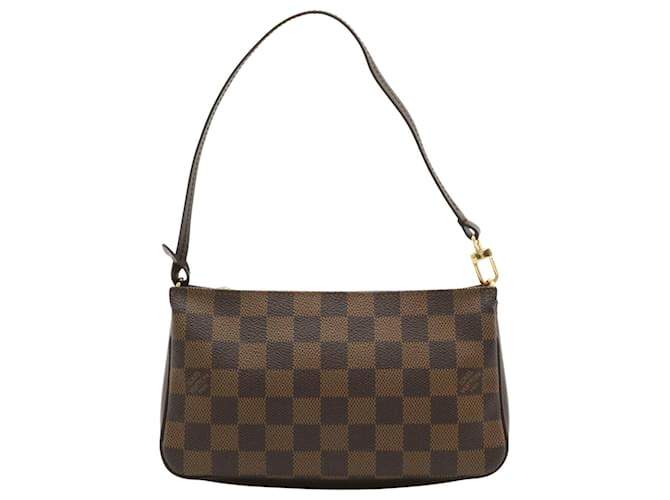 Louis Vuitton Pochette Accessoire Brown Cloth  ref.1963922