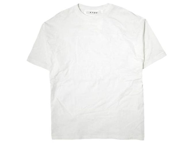 Autre Marque Camiseta de algodón KYOU TEE-NS05 Comfort Pack-Tees Blanco