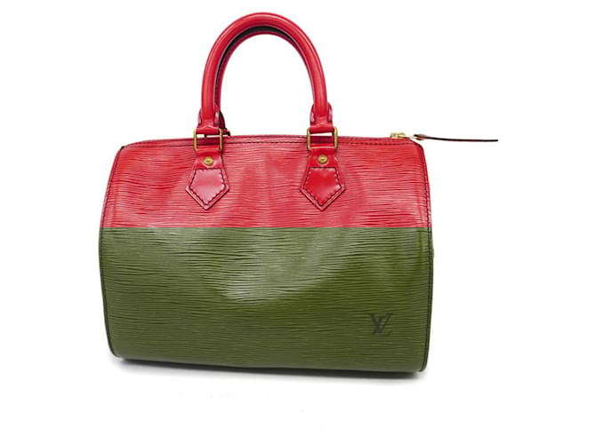 Louis Vuitton Speedy 30 Red Leather  ref.1964575
