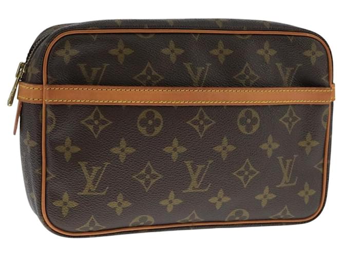 LOUIS VUITTON Monogram Compiegne 23 Clutch Bag M51847 LV Auth 109181 Cloth  ref.1964779