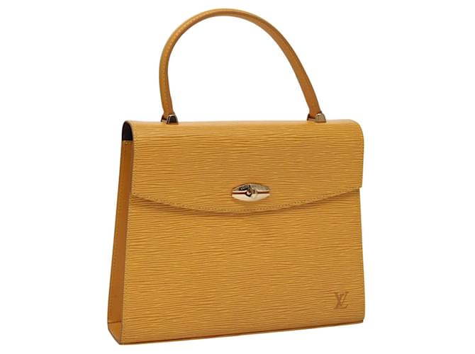 LOUIS VUITTON Epi Malesherbes Hand Bag Tassili Yellow Jonne M52379 Auth 109006 Leather  ref.1964800