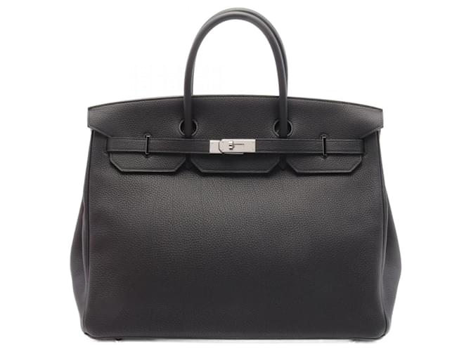 Hermès Birkin 40 Black Leather  ref.1965192