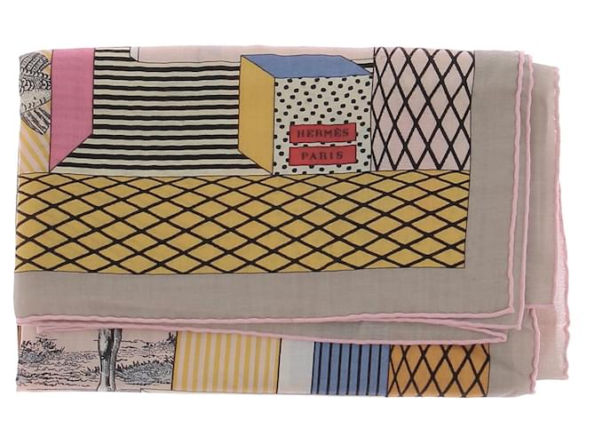 Hermès HERMES Scarves T.  Cashmere Multiple colors  ref.1965570