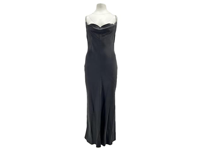 Autre Marque MIRAE Dresses T.FR 36 Viscose Black  ref.1965579