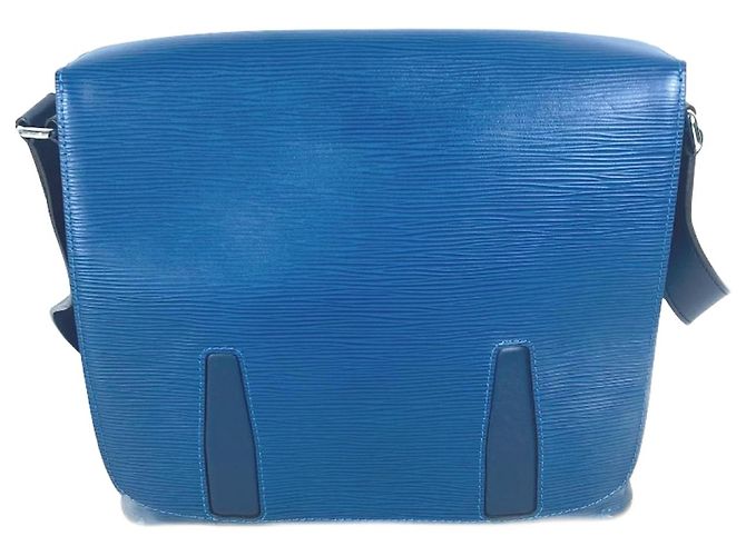 Bolsa de Ombro Epi Harrington da Louis Vuitton Azul