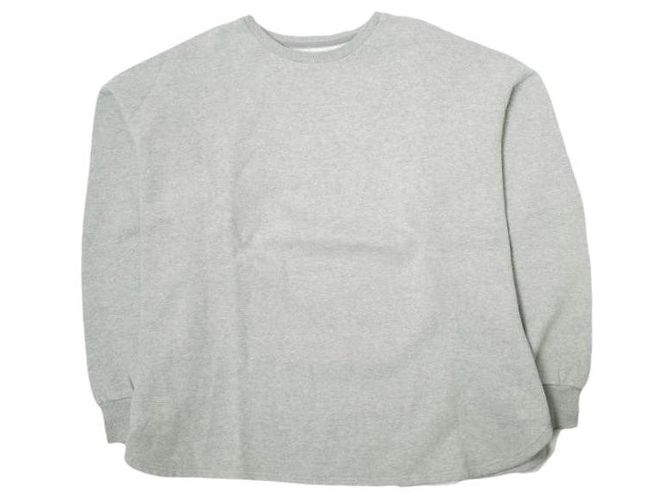 Autre Marque Grauer Oversized Crewneck Sweatshirt Danke Schon Braun