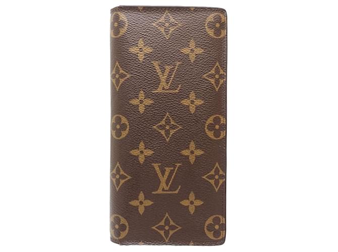 Louis Vuitton Monogram Wallet M66540 Brown Cloth  ref.1966213
