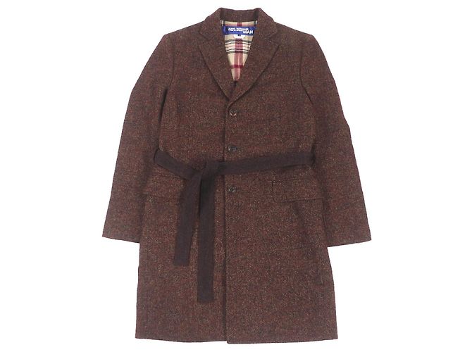 JUNYA WATANABE MAN COMME des GARCONS Tweed Coat Brown S