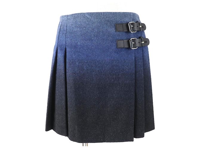 Autre Marque Bolsa mini de lã e nylon RED VALENTINO com couro Azul marinho
