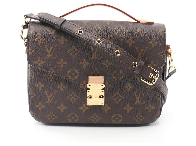 Borsa Pochette Metis MM Louis Vuitton marrone