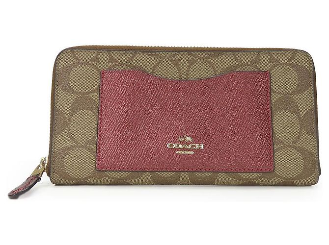 USED COACH Leather Wallet F22712
