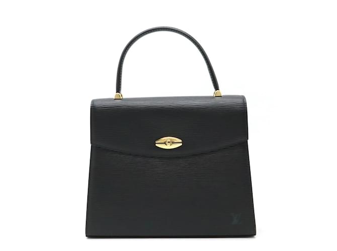 Louis Vuitton Epi Malesherbes Handbag Black Leather  ref.1968342