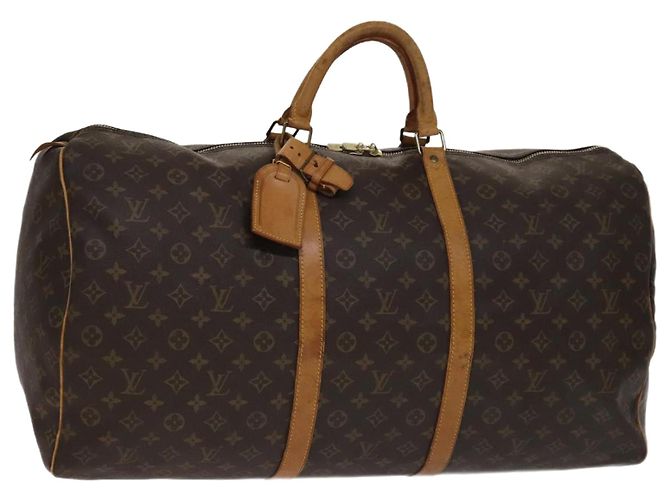LOUIS VUITTON Monogram Keepall 60 Bolsa Boston M41422 LV Auth 108604 Monograma